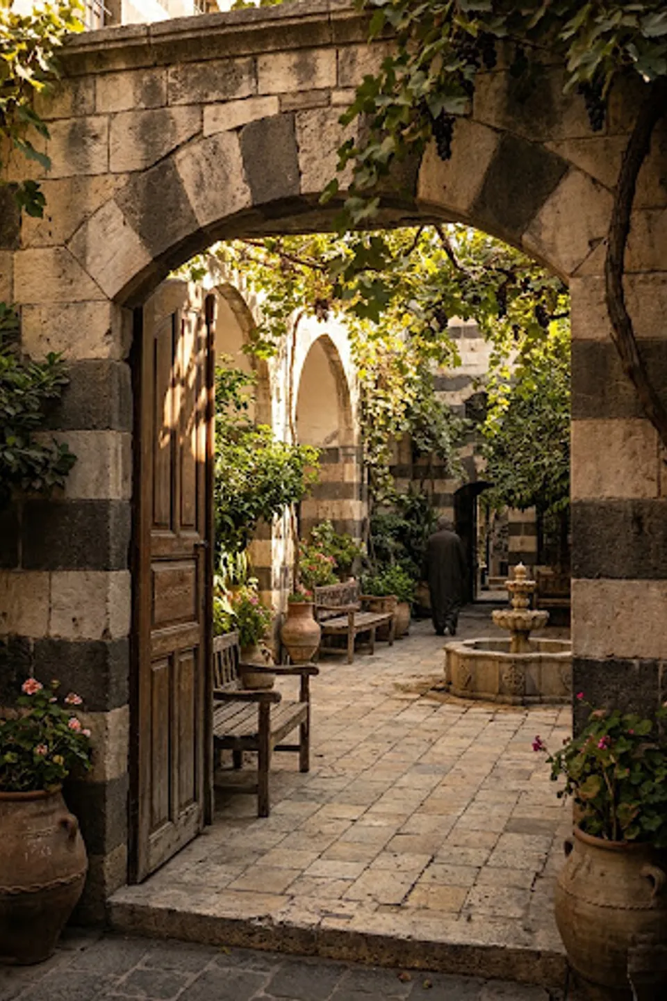 Old Damascus — Hidden Courtyard Sanctuary
